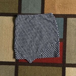 H&M Black & White Wrap Skirt
